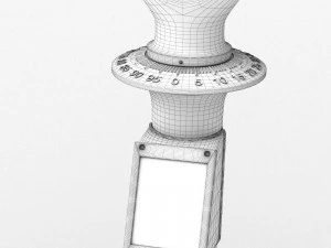 Coin Operated Telescope 3D Model