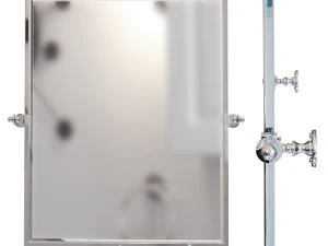 Specchio Monopoli Acqua Metallo Cristallo Modello 3D