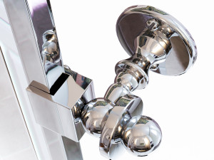 Mirror Crystal Metal Water Monopoly 3D Модель