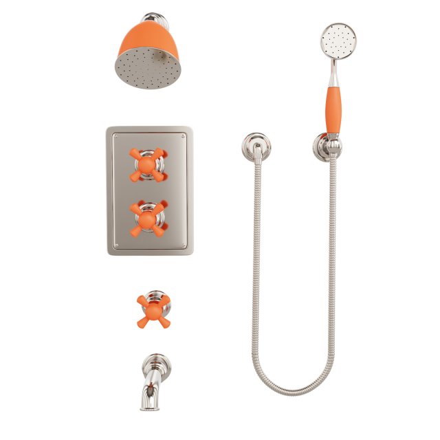 The Water Monopoly Rockwell shower faucet 3D 模型 .c4d .max .obj .3ds .fbx .stl .blend 