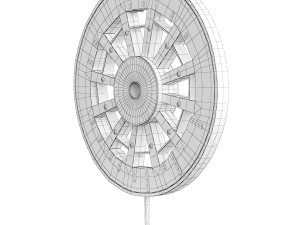 Antique wheel Model 3D