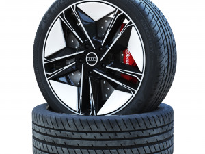 Audi e-tron wheel 3D Model