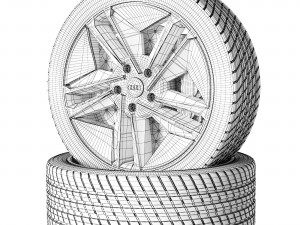 Audi e-tron wheel 3D 모델