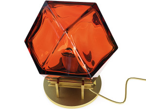 Lamp Welles Double Blown Glass Desk Lamp Modèle 3D