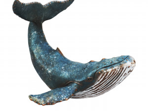 Bronze whale 3D Model