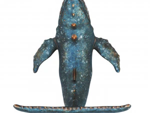 Bronze whale 3D Model