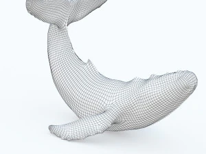 Bronze whale 3D Model