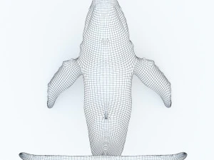 Bronze whale 3D Model