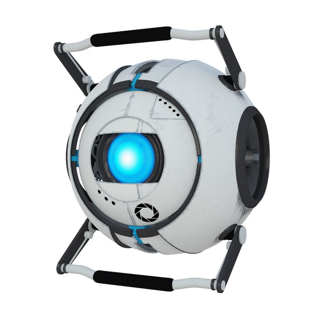 Robot Weatley 3D Model .c4d .max .obj .3ds .fbx .stl .blend 