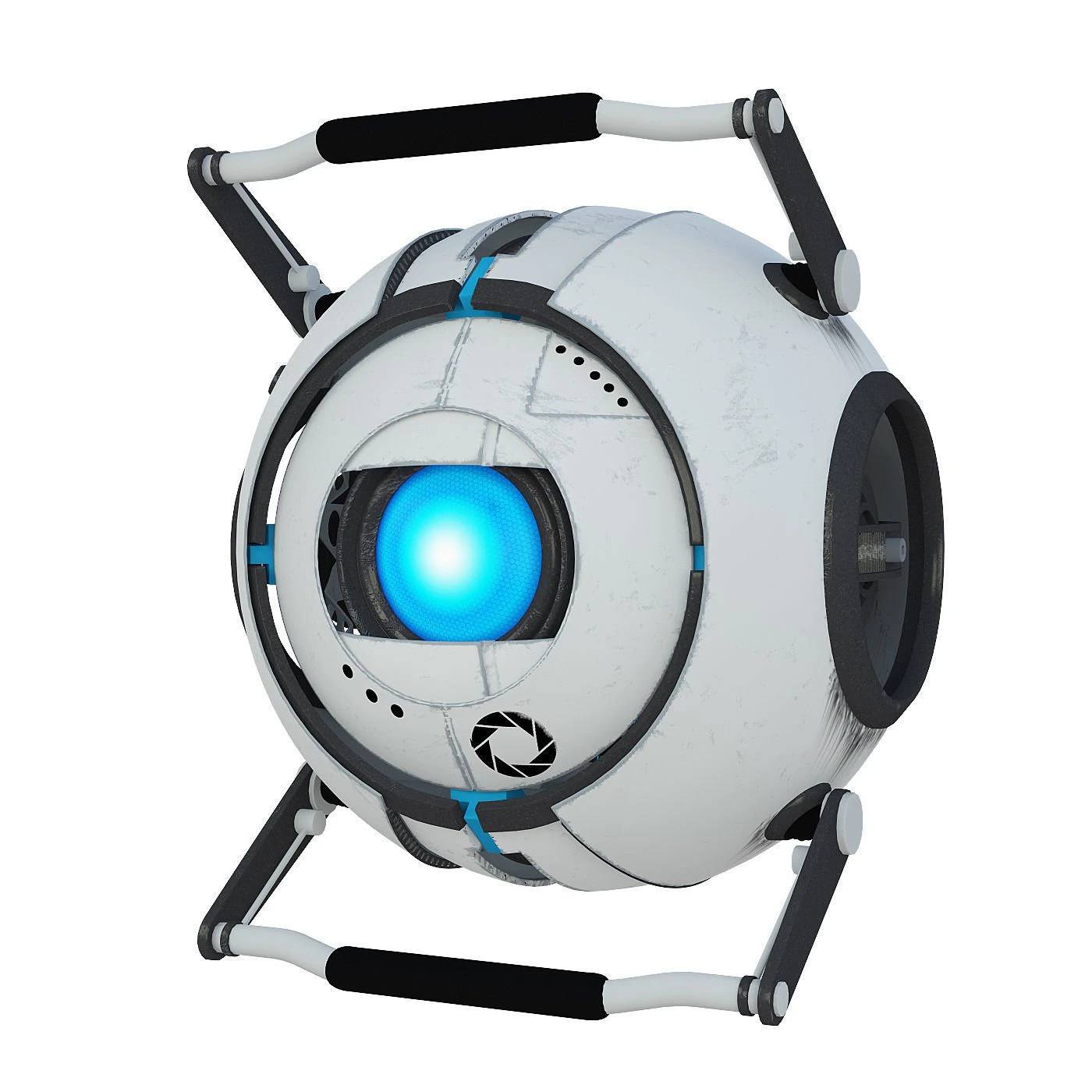 Robot Weatley 3D Model .c4d .max .obj .3ds .fbx .stl .blend