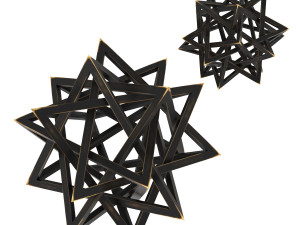 Wood Star Maquette 3D मॉडल