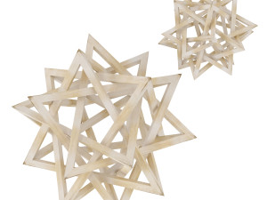 Wood Star Maquette 3D मॉडल