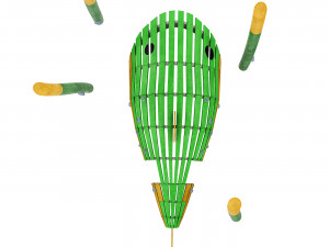 Childrens playground Fish 3D Модель