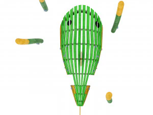 Childrens playground Fish 3D Model