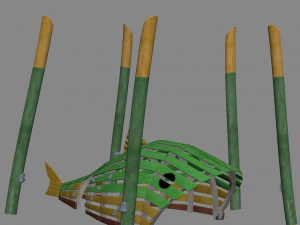 Childrens playground Fish 3D Model