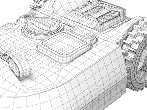 Robot tondeuse &agrave; gazon Worx Landroid L WR155E Modèle 3D