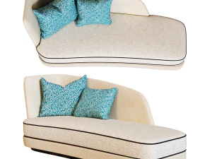 नौका सोफ़ा 3D मॉडल