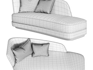 Yacht couch 3D Model
