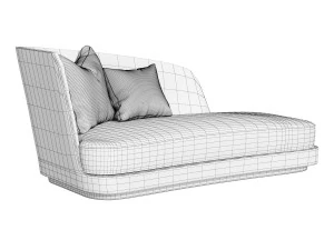 Yacht couch 3D Model