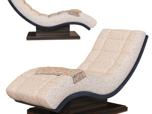Yacht Lounge Chaise 3D Model