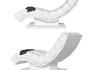 Yacht Lounge Chaise 3D Model