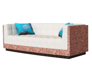 Lounge Rosewood sofa 3D Model