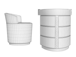 Yacht Office Desk 3D 模型
