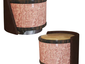 Yacht-Beistelltisch-Subwoofer 3D Modell