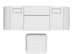 Suite desk 3D Model