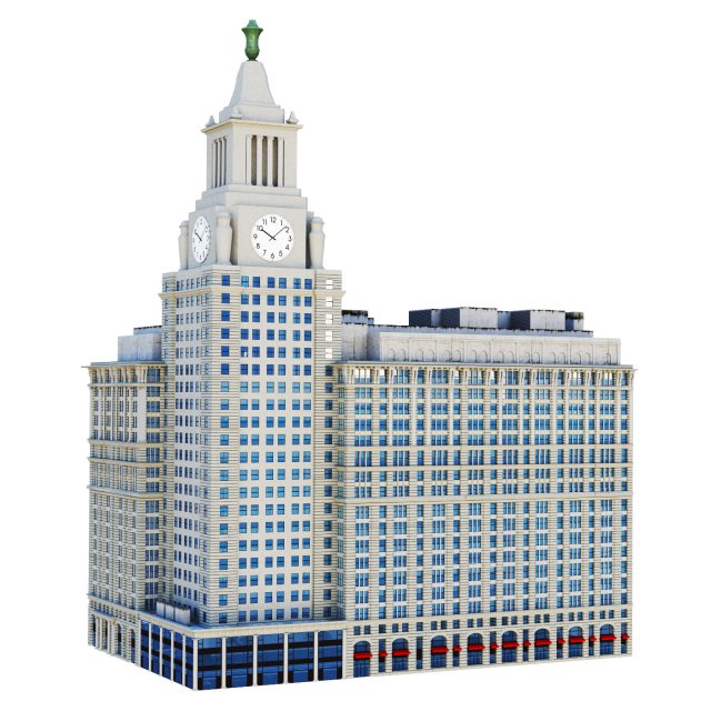 Building 4 Irving Pl New York NY 10003 3D Model .c4d .max .obj .3ds .fbx .stl .blend 