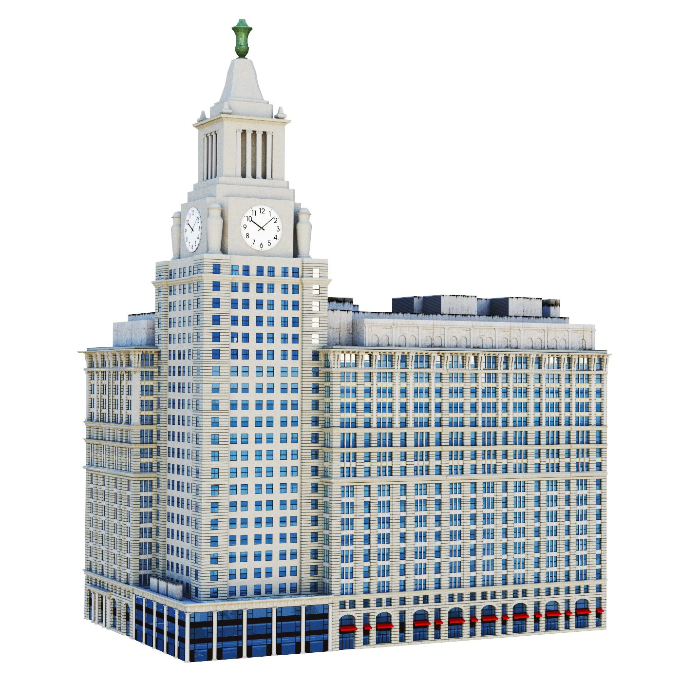 Building 4 Irving Pl New York NY 10003 3D Model .c4d .max .obj .3ds .fbx .stl .blend 