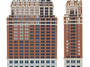 Gebouw 44 Wall Street New York 3D Model