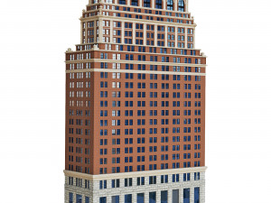 Building 44 Wall Street New York Modèle 3D