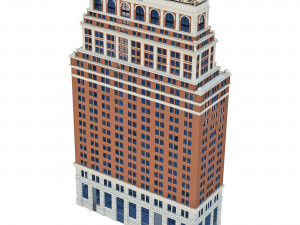 Building 44 Wall Street New York Modèle 3D