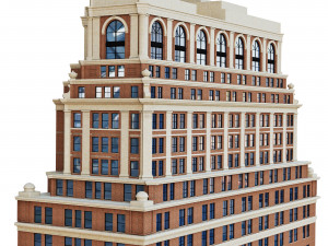 Building 44 Wall Street New York Modèle 3D