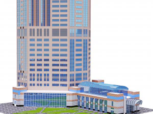 Building 311 S Wacker Dr Chicago IL 3D Model