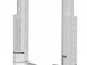 Building 311 S Wacker Dr Chicago IL 3D Model