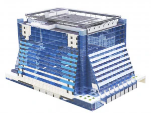 Building 5 Manhattan West New York 3D Model