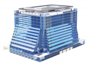 Building 5 Manhattan West New York 3D 모델