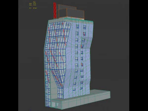 Building 515 W 23rd St New York 3D Model