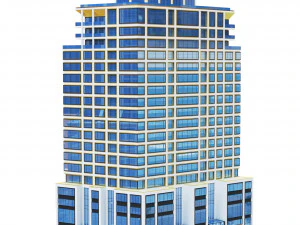 Edificio 551 West 21st New York Modello 3D