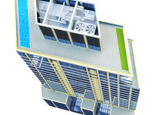 Building 551 west 21st New York Modèle 3D