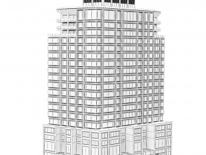 Building 551 west 21st New York Modèle 3D