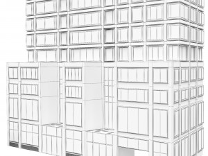 Building 551 west 21st New York Modèle 3D