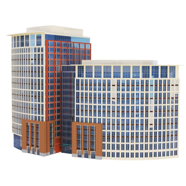 Building 2441 Eisenhower Ave Alexandria Modelo 3D .c4d .max .obj .3ds .fbx .stl .blend 
