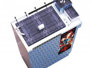 Building 5827 Sunset Blvd Los Angeles 3D Модель