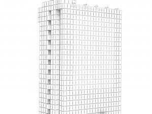 Building 5827 Sunset Blvd Los Angeles 3D Модель