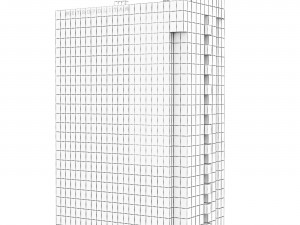 Building 5827 Sunset Blvd Los Angeles 3D Модель