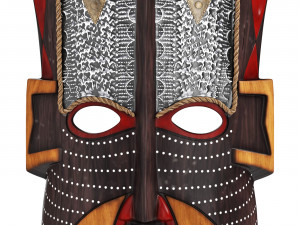 Akan Beauty African Mask 3Dモデル