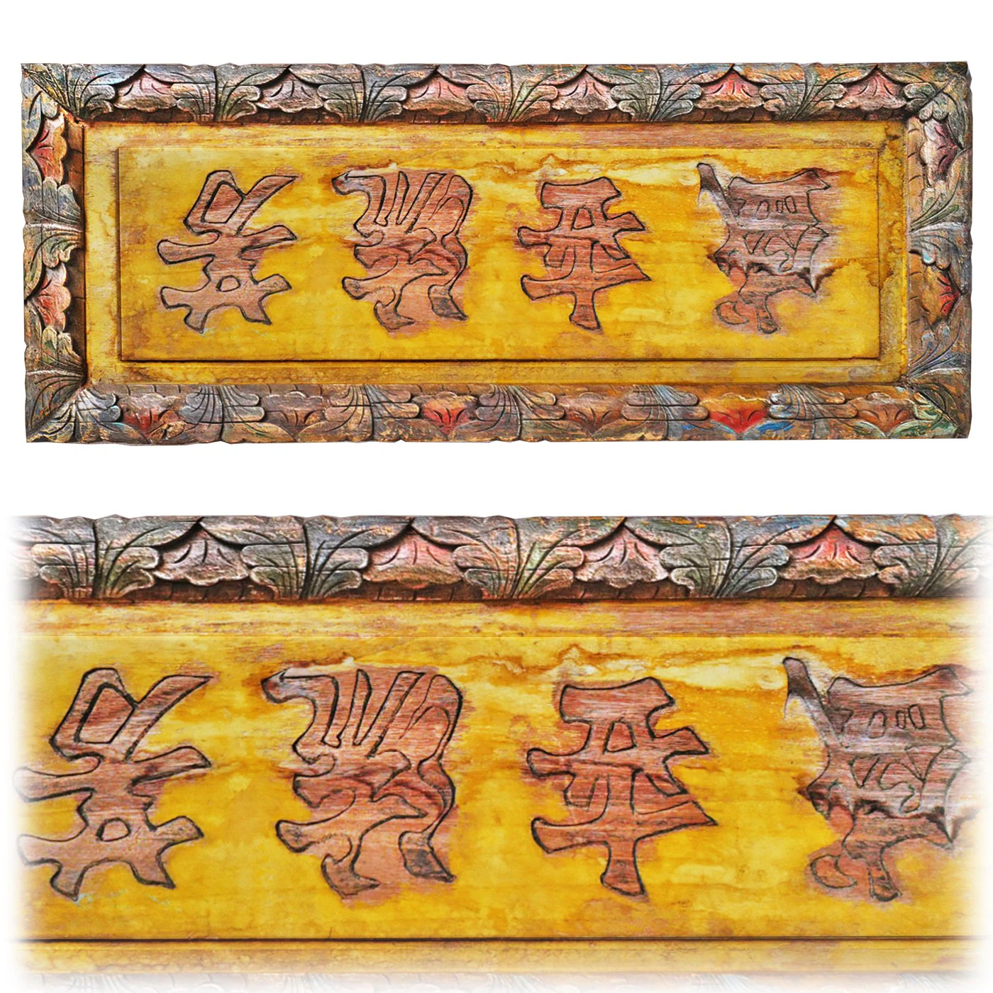 Antique Chinese sign 3D Model .c4d .max .obj .3ds .fbx .stl .blend